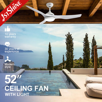 ราคาดี 6 ความเร็วเลือก 52 นิ้ว LED พัดลมเพดานด้วยแสงและรีโมทคอนโทรล ABS Blade ออนไลน์