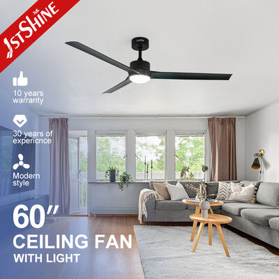 ราคาดี 220V 240V 50HZ แฟนเพดานพลาสติก พร้อมไฟ 37.6W DC มอเตอร์ 6 ความเร็ว ออนไลน์