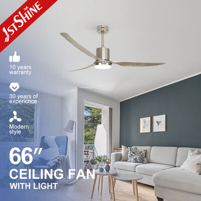 ราคาดี พัดลมเพดานปริมาณอากาศสูง 3 ใบมีดพลาสติกพัดลมเพดาน LED พร้อมรีโมทคอนโทรล ออนไลน์