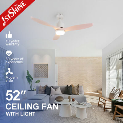 ราคาดี 52'' พัดลมเพดาน LED พลาสติกพร้อมมอเตอร์ DC และไฟหรี่ ออนไลน์