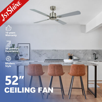 ราคาดี Copper Motor 4 MDF Sliver Blades พัดลมเพดานที่ทันสมัยพร้อมรีโมท 6 สปีด ออนไลน์