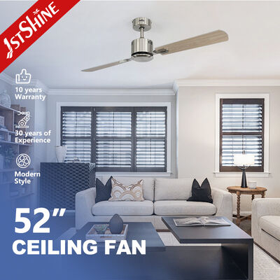 ราคาดี Copper Motor พัดลมเพดานโมเดิร์น 2 ใบ MDF Sliver Finish ด้วยความเร็ว 6 ระดับ ออนไลน์