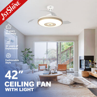 ราคาดี พัดลมเพดาน LED RGB LED ขนาด 42 นิ้วที่มองไม่เห็นสำหรับห้องนอน ออนไลน์