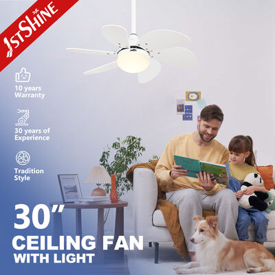 ราคาดี พัดลมเพดานสีขาว แสงห้องเด็ก มอเตอร์DC 30 นิ้ว พัดลมเพดาน LED ออนไลน์